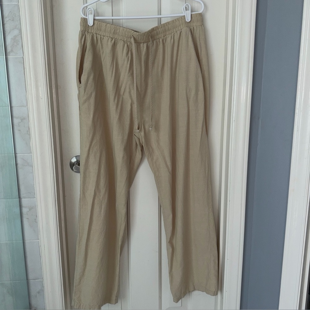 Coofandy cotton Viscose pants in great condition, XL, Drawstring